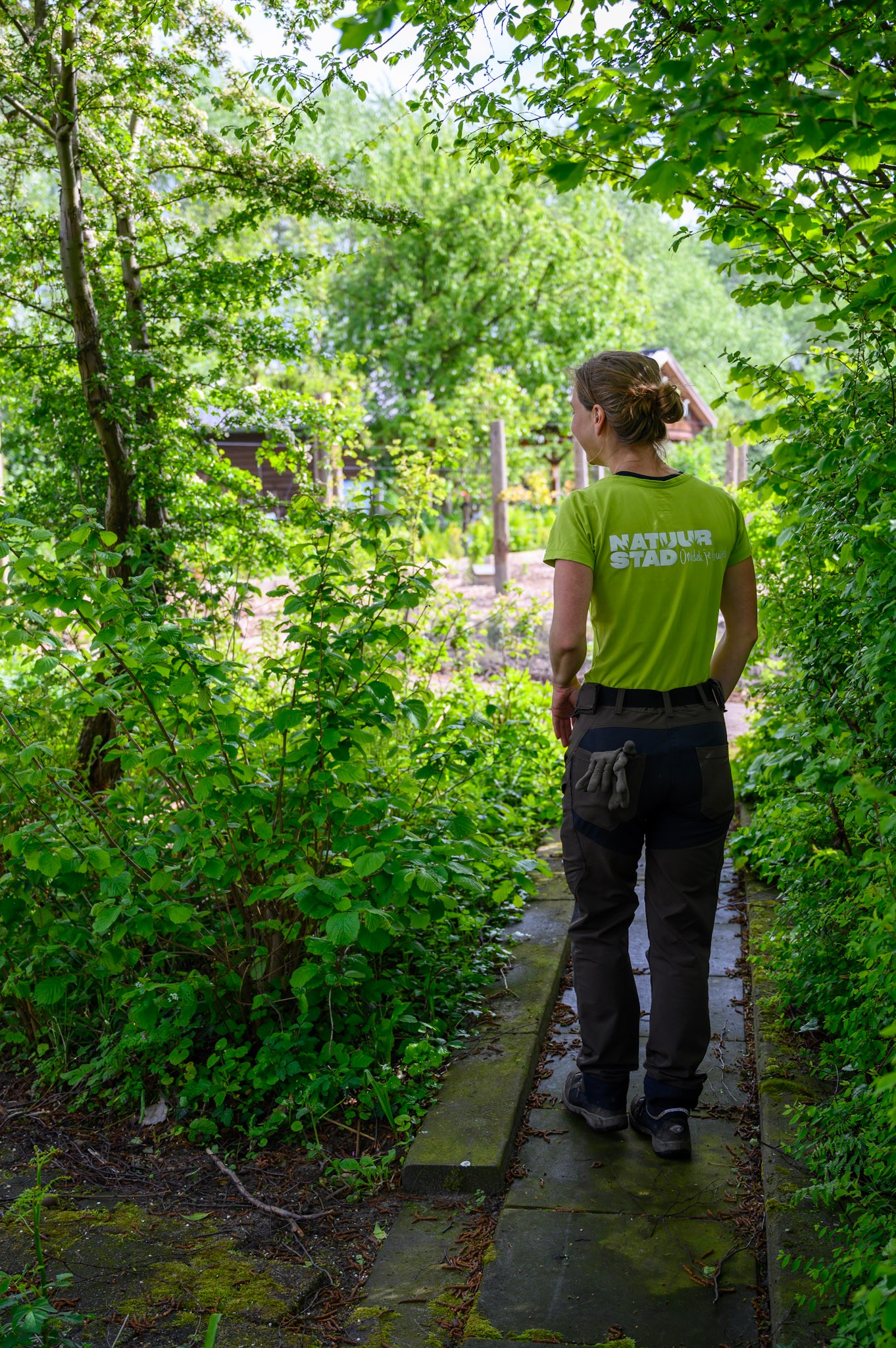 Lieke werkt als tuinmedewerkster en volgt de opleiding ecologisch hovenier